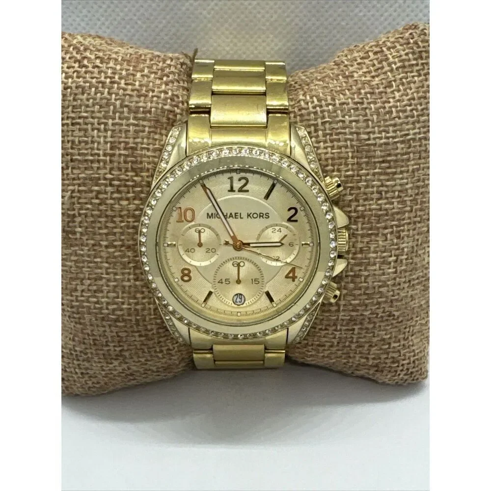 Michael Kors Blair MK5166 Women's Gold Stainless Steel Analog Dial Watch JNA648